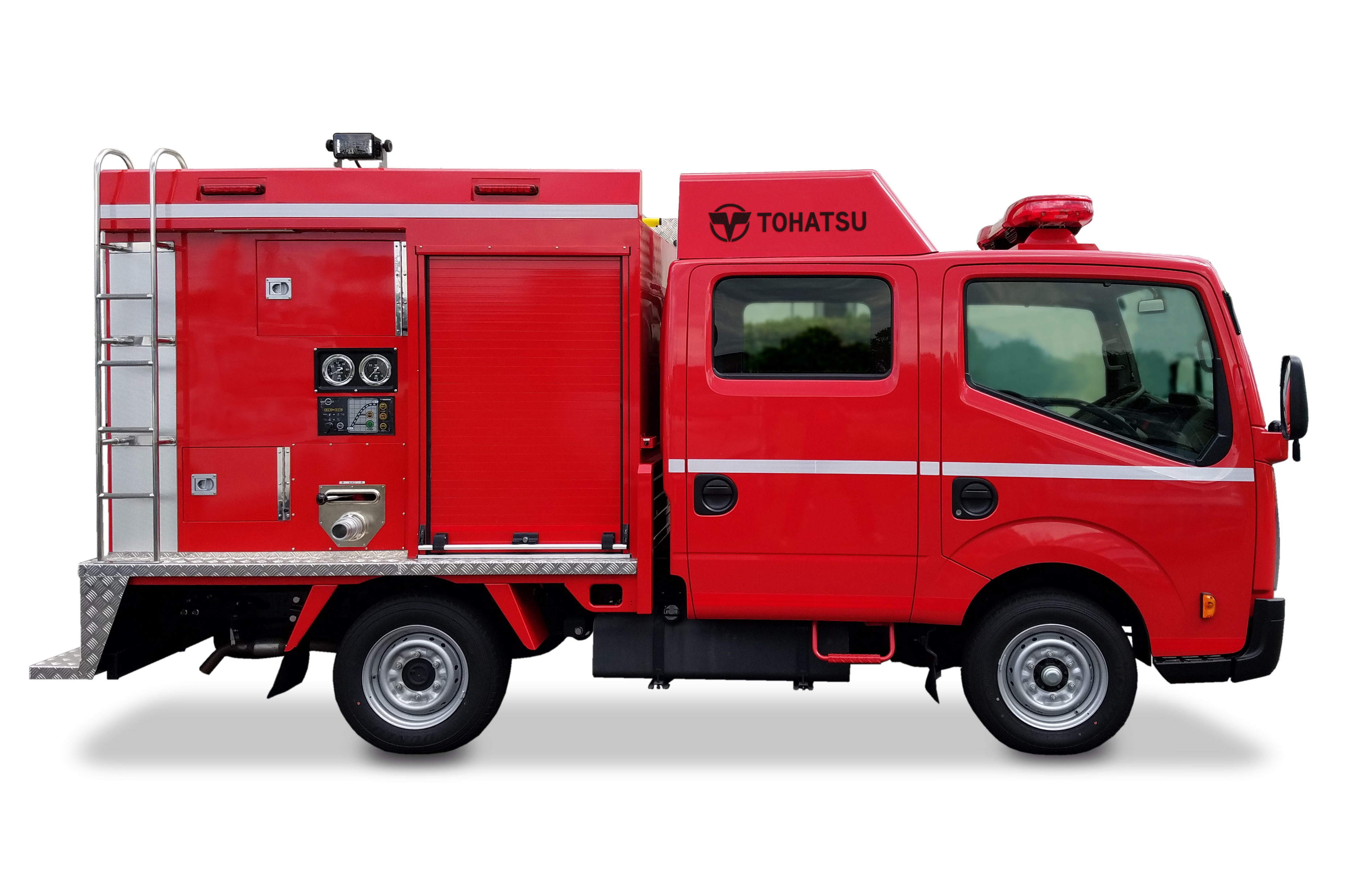 可搬消防ポンプ積載車車両総重量 Gvw 3 5t未満 多機能型積載車 消防 特殊車両 トーハツ株式会社
