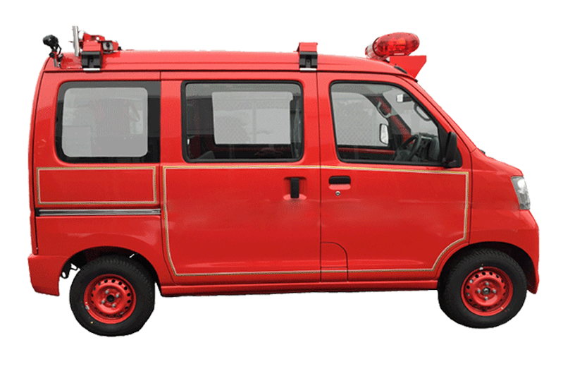 ワンボックスタイプ 軽4wd小型消防車 消防 特殊車両 トーハツ株式会社 ワンボックスタイプ 軽4wd小型消防車 消防 特殊車両 トーハツ株式会社