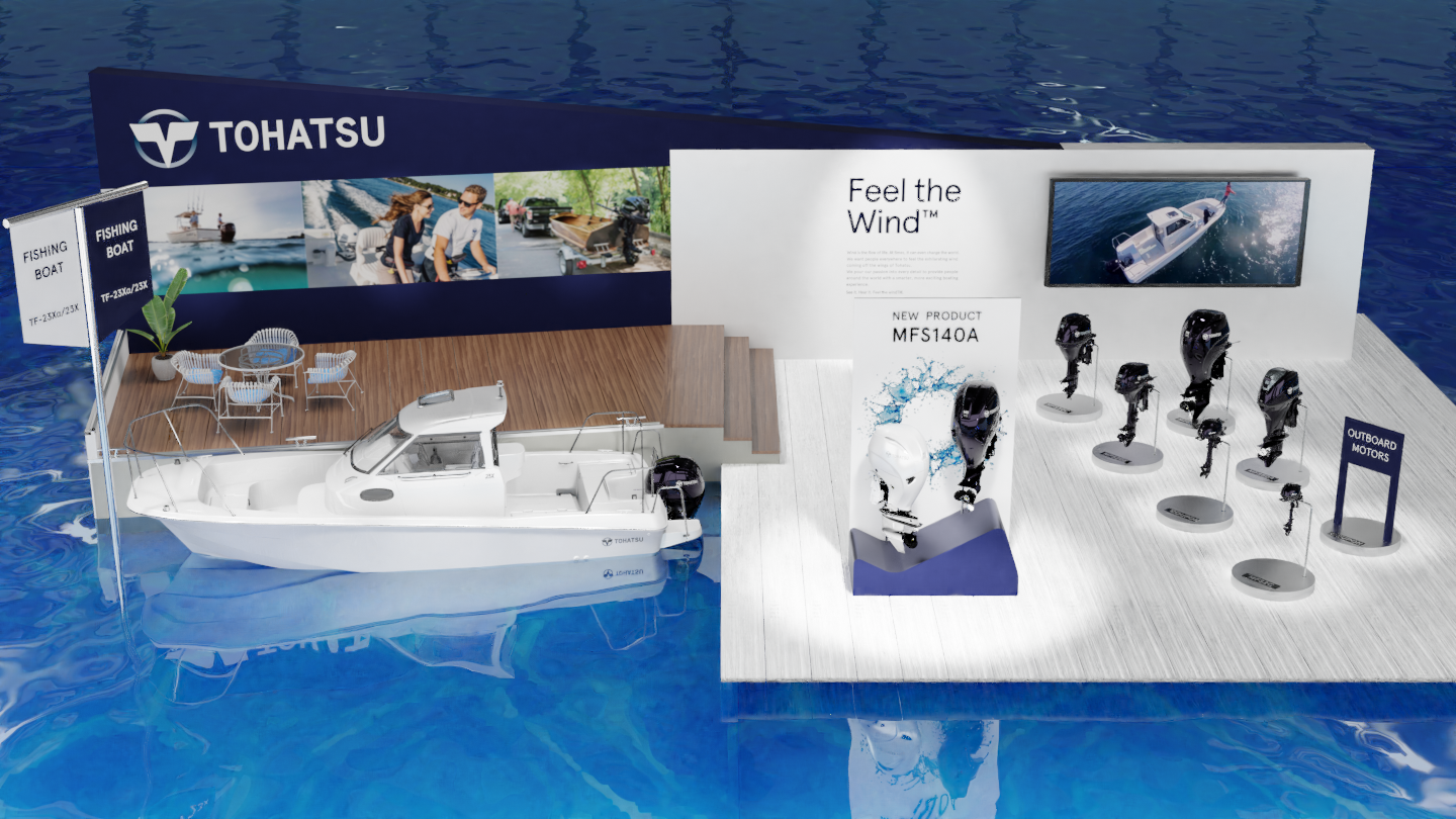 Tohatsu Virtual boat show booth map